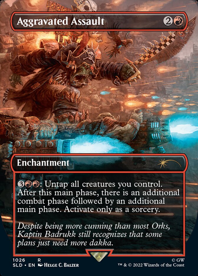 Aggravated Assault (Borderless) [Secret Lair Drop Series] | Odin's Place