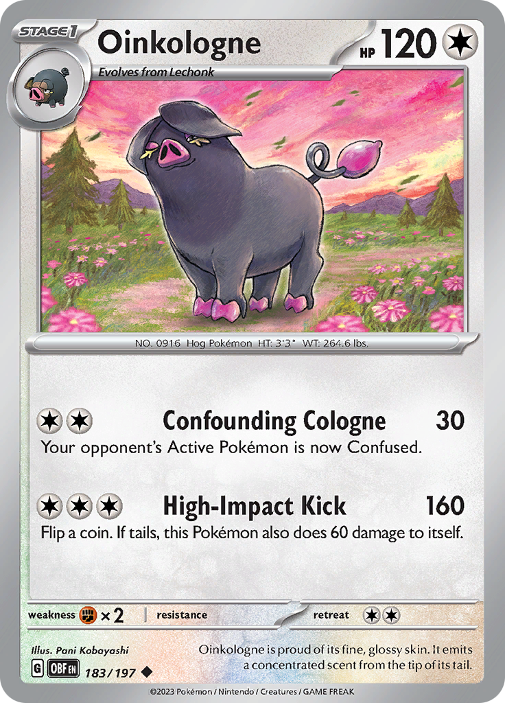 Oinkologne (183/197) [Scarlet & Violet: Obsidian Flames] | Odin's Place