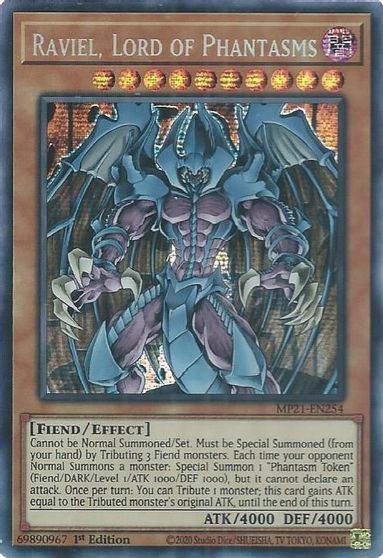 Raviel, Lord of Phantasms [MP21-EN254] Prismatic Secret Rare | Odin's Place