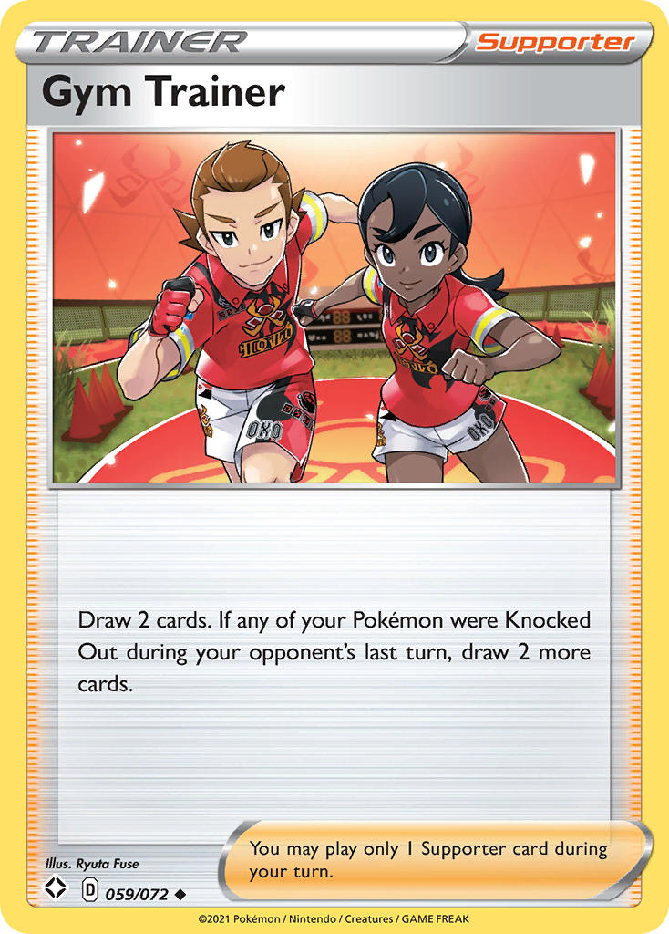 Gym Trainer (059/072) [Sword & Shield: Shining Fates] | Odin's Place