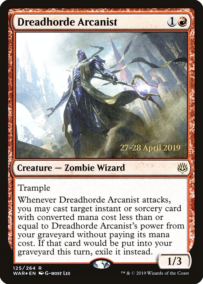 Dreadhorde Arcanist (125) [War of the Spark Prerelease Promos] | Odin's Place