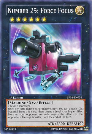 Number 25: Force Focus [SP14-EN026] Starfoil Rare | Odin's Place