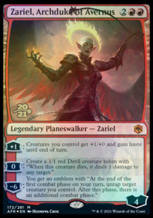 Zariel, Archduke of Avernus [Dungeons & Dragons: Adventures in the Forgotten Realms Prerelease Promos] | Odin's Place