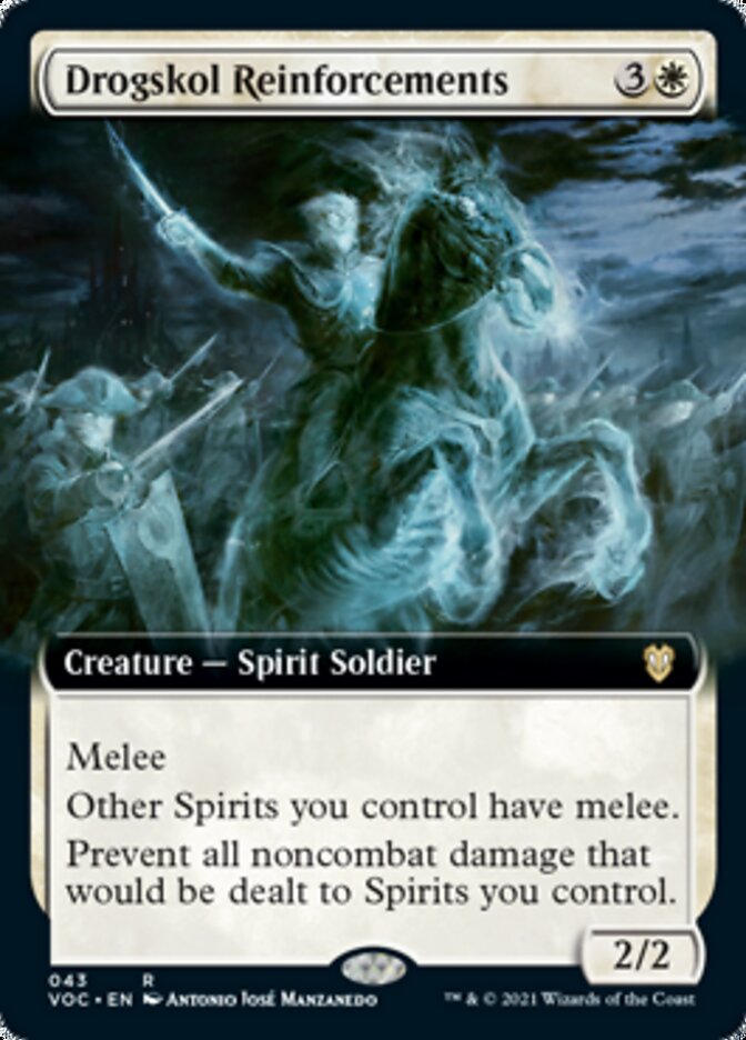 Drogskol Reinforcements (Extended Art) [Innistrad: Crimson Vow Commander] | Odin's Place