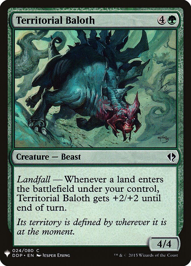 Territorial Baloth [Mystery Booster] | Odin's Place