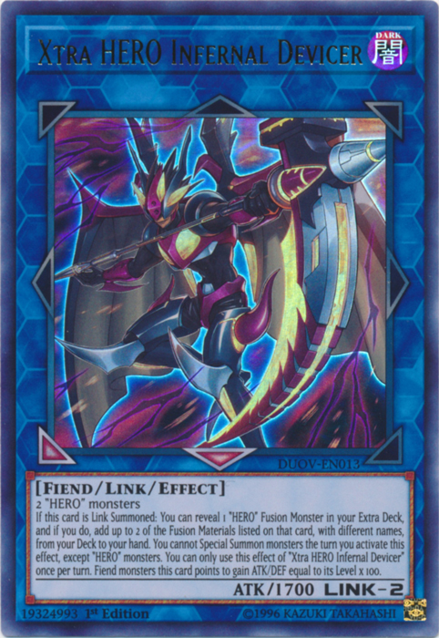 Xtra HERO Infernal Devicer [DUOV-EN013] Ultra Rare | Odin's Place