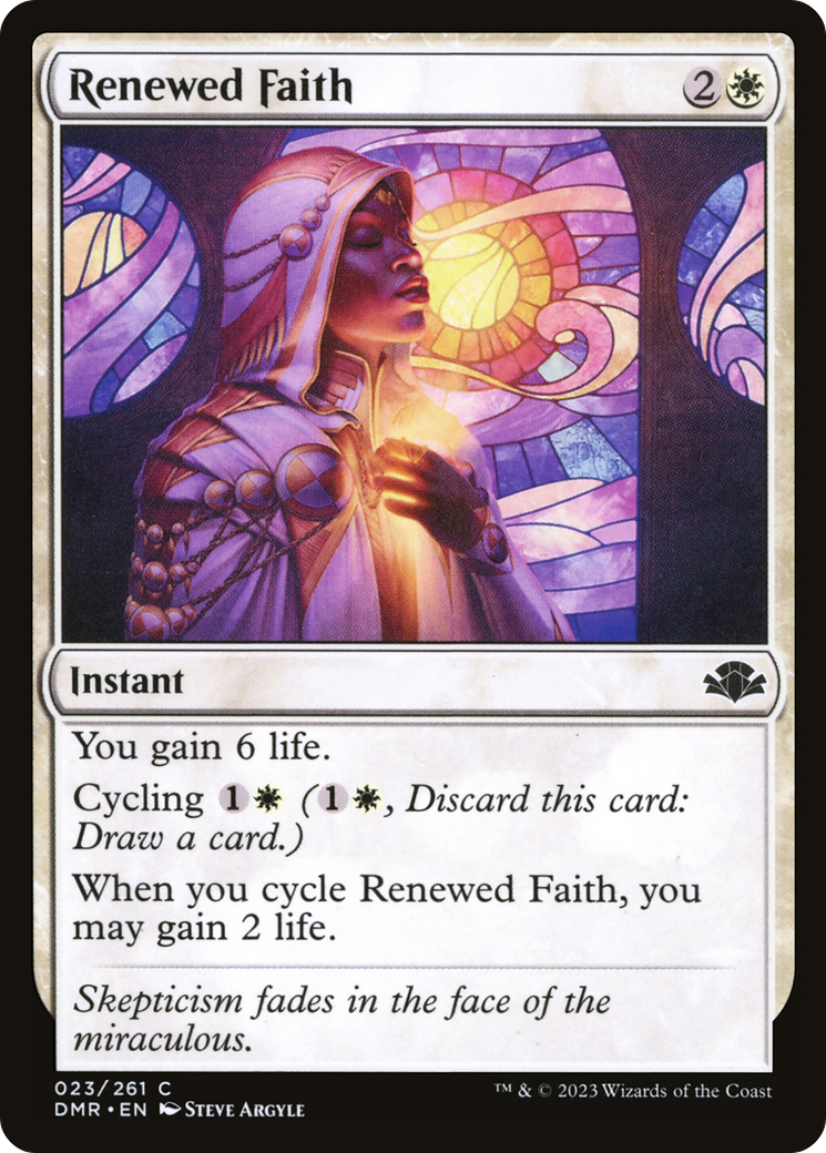 Renewed Faith [Dominaria Remastered] | Odin's Place