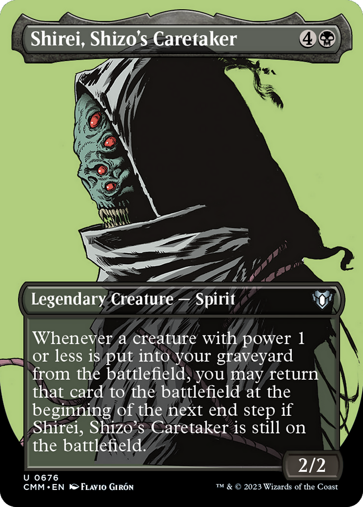 Shirei, Shizo's Caretaker (Borderless Profile) [Commander Masters] | Odin's Place
