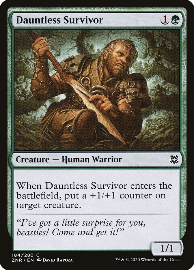 Dauntless Survivor [Zendikar Rising] | Odin's Place