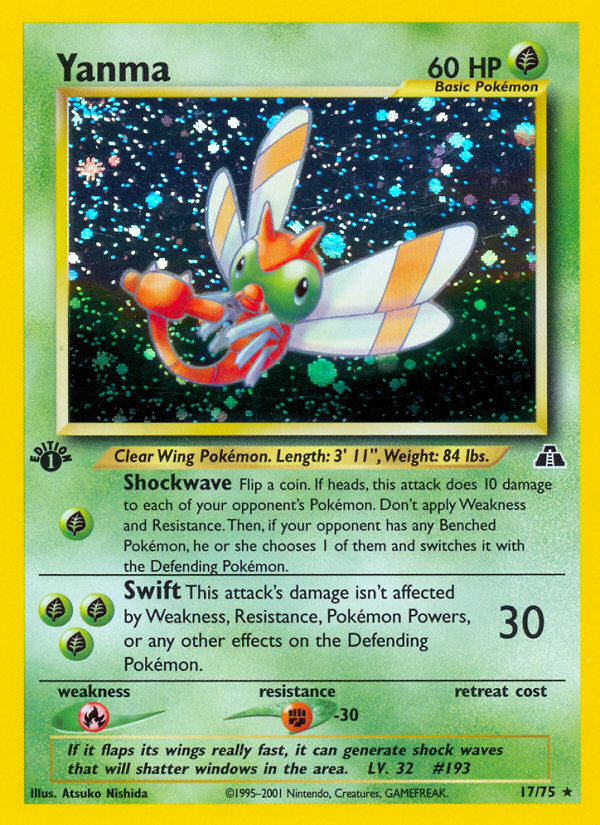 Yanma (17/75) [Neo Discovery 1st Edition] | Odin's Place