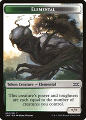 Clue // Elemental Double-Sided Token [Double Masters Tokens] | Odin's Place