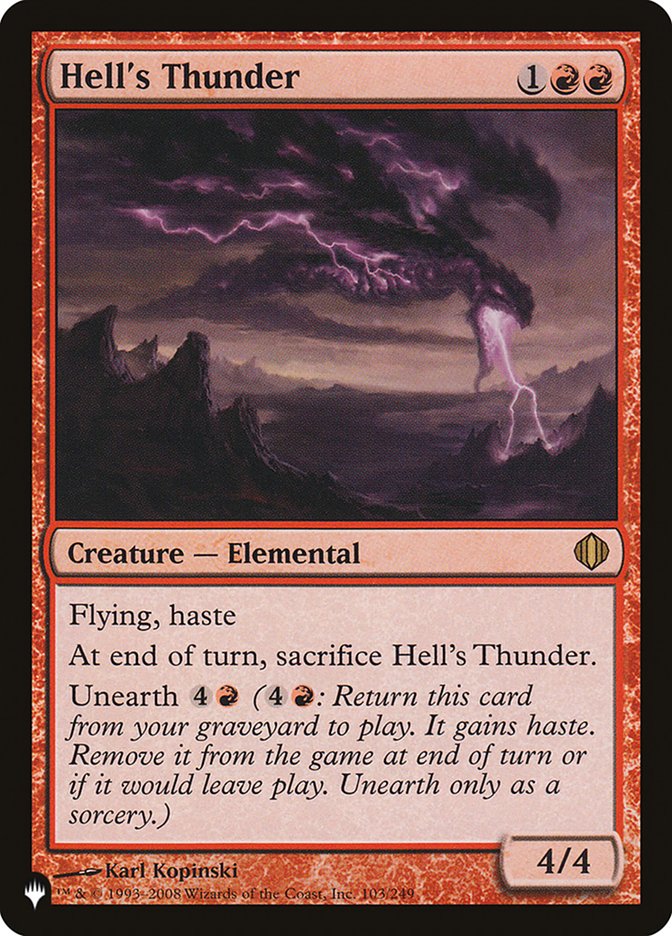 Hell's Thunder [The List] | Odin's Place