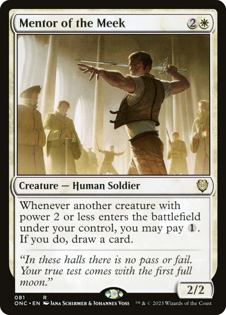 Mentor of the Meek [Phyrexia: All Will Be One Commander] | Odin's Place