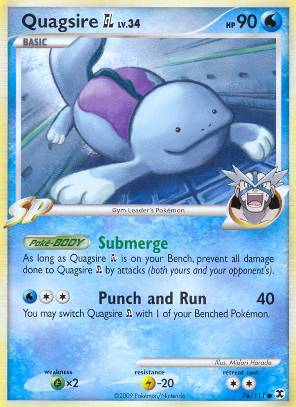 Quagsire GL (76/111) [Platinum: Rising Rivals] | Odin's Place
