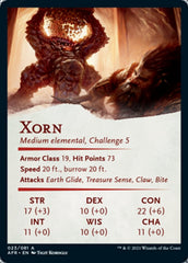 Xorn Art Card [Dungeons & Dragons: Adventures in the Forgotten Realms Art Series] | Odin's Place