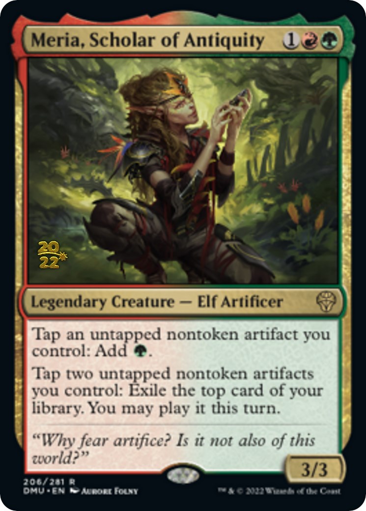 Meria, Scholar of Antiquity [Dominaria United Prerelease Promos] | Odin's Place