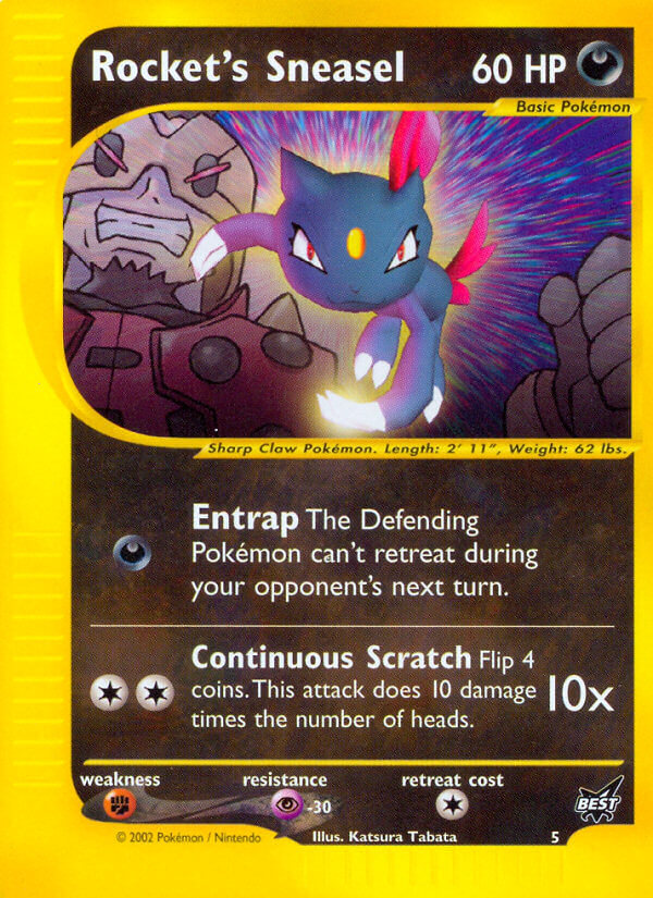 Rocket's Sneasel (5) [Best of Promos] | Odin's Place