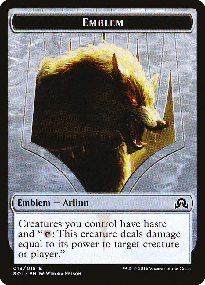Arlinn Kord Emblem (18) [Shadows over Innistrad Tokens] | Odin's Place
