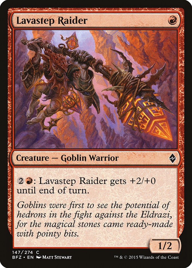 Lavastep Raider (147) [Battle for Zendikar] | Odin's Place