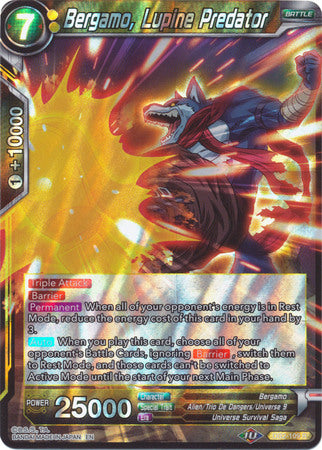 Bergamo, Lupine Predator (DB2-109) [Divine Multiverse] | Odin's Place