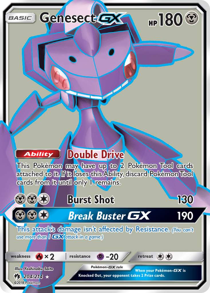 Genesect GX (204/214) [Sun & Moon: Lost Thunder] | Odin's Place
