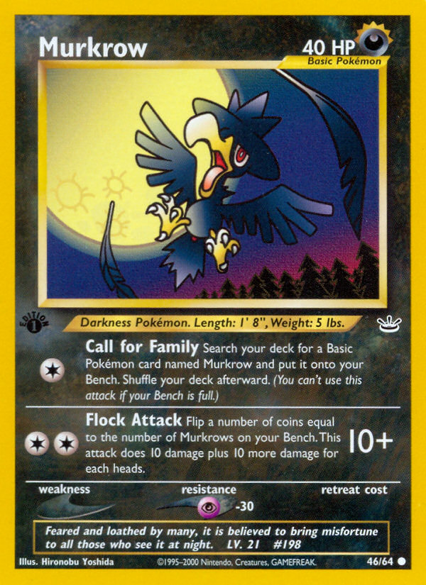 Murkrow (46/64) [Neo Revelation 1st Edition] | Odin's Place