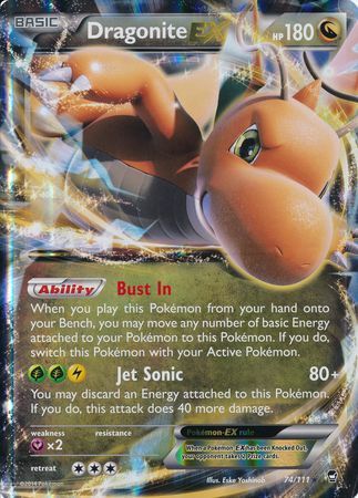 Dragonite EX (74/111) (Jumbo Card) [XY: Furious Fists] | Odin's Place