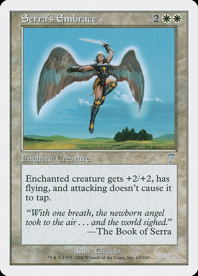Serra's Embrace (43) [Seventh Edition] | Odin's Place