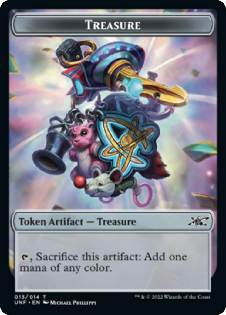 Zombie Employee // Treasure (013) Double-Sided Token [Unfinity Tokens] | Odin's Place