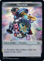 Clown Robot (002) // Treasure (013) Double-Sided Token [Unfinity Tokens] | Odin's Place