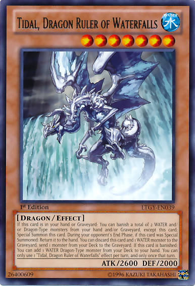 Tidal, Dragon Ruler of Waterfalls [LTGY-EN039] Rare | Odin's Place