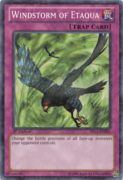 Windstorm of Etaqua [BP01-EN089] Starfoil Rare | Odin's Place