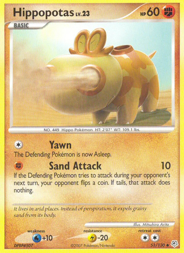 Hippopotas (51/130) [Diamond & Pearl: Base Set] | Odin's Place