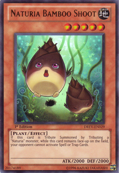 Naturia Bamboo Shoot [DREV-EN029] Ultra Rare | Odin's Place