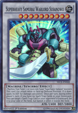 Superheavy Samurai Warlord Susanowo [SECE-EN048] Super Rare | Odin's Place