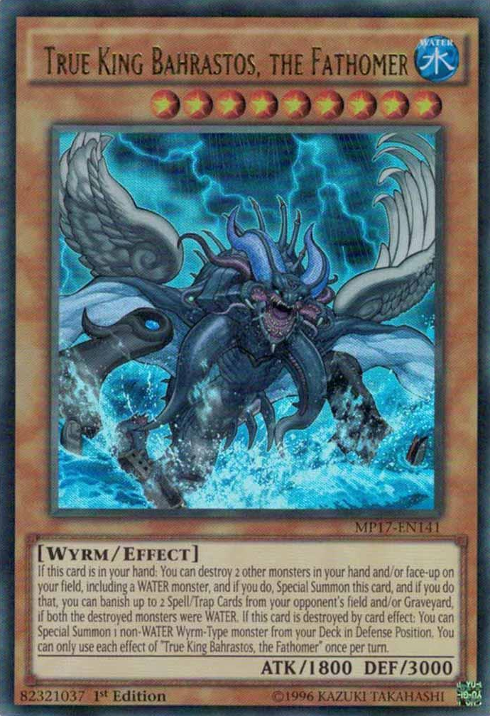 True King Bahrastos, the Fathomer [MP17-EN141] Ultra Rare | Odin's Place