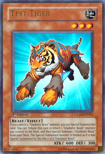 Test Tiger [GLAS-EN082] Ultra Rare | Odin's Place