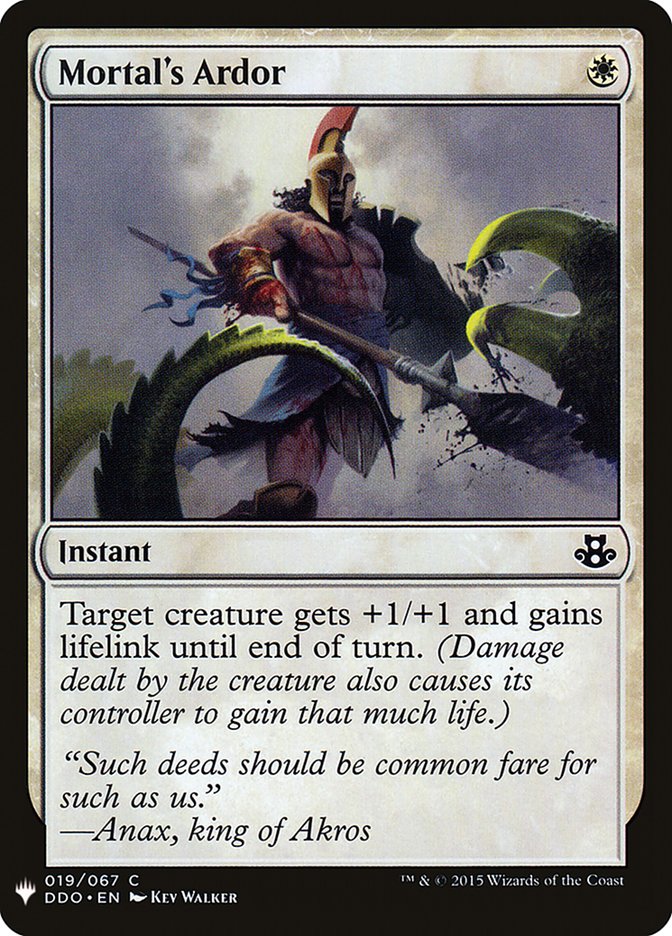 Mortal's Ardor [Mystery Booster] | Odin's Place