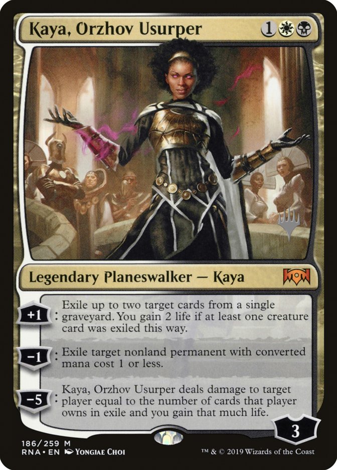 Kaya, Orzhov Usurper (Promo Pack) [Ravnica Allegiance Promos] | Odin's Place