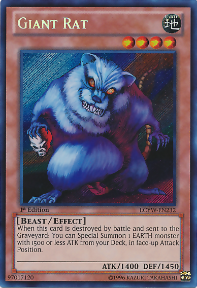 Giant Rat [LCYW-EN232] Secret Rare | Odin's Place