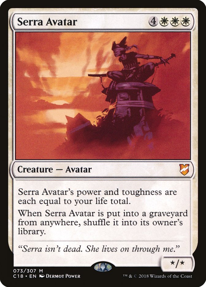 Serra Avatar (73) [Commander 2018] | Odin's Place