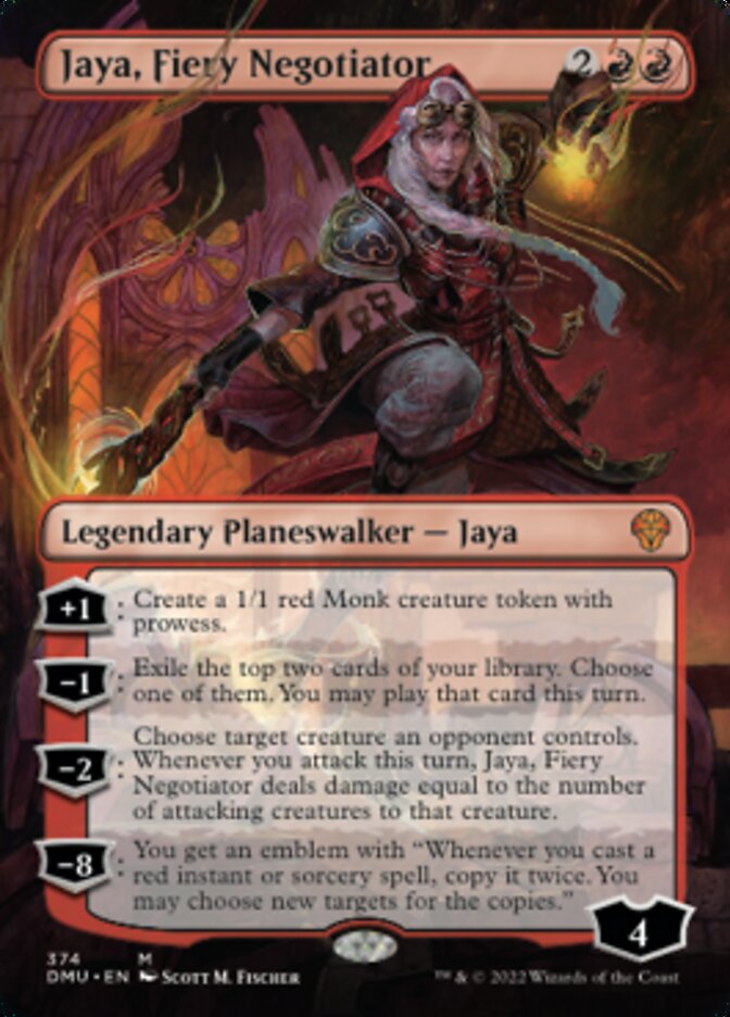 Jaya, Fiery Negotiator (Borderless) [Dominaria United] | Odin's Place