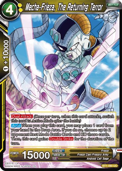 Mecha-Frieza, The Returning Terror (Reprint) (BT1-090) [Battle Evolution Booster] | Odin's Place