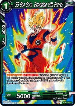 SS Son Goku, Exploding with Energy (BT6-055) [Destroyer Kings] | Odin's Place