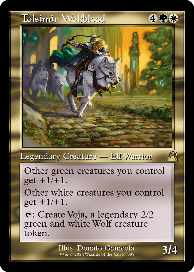 Tolsimir Wolfblood (Retro Frame) [Ravnica Remastered] | Odin's Place