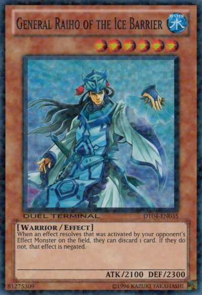 General Raiho of the Ice Barrier [DT04-EN035] Super Rare | Odin's Place