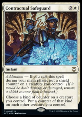 Contractual Safeguard (Promo Pack) [Streets of New Capenna Commander Promos] | Odin's Place
