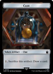 Alien // Clue (0023) Double-Sided Token [Doctor Who Tokens] | Odin's Place