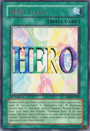 HERO Flash!! [EOJ-EN042] Rare | Odin's Place