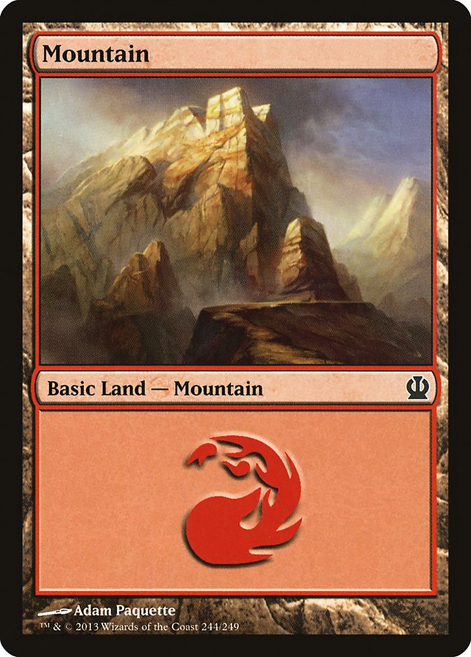 Mountain (244) [Theros] | Odin's Place